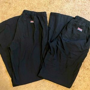 Two pairs of Cherokee scrub pants